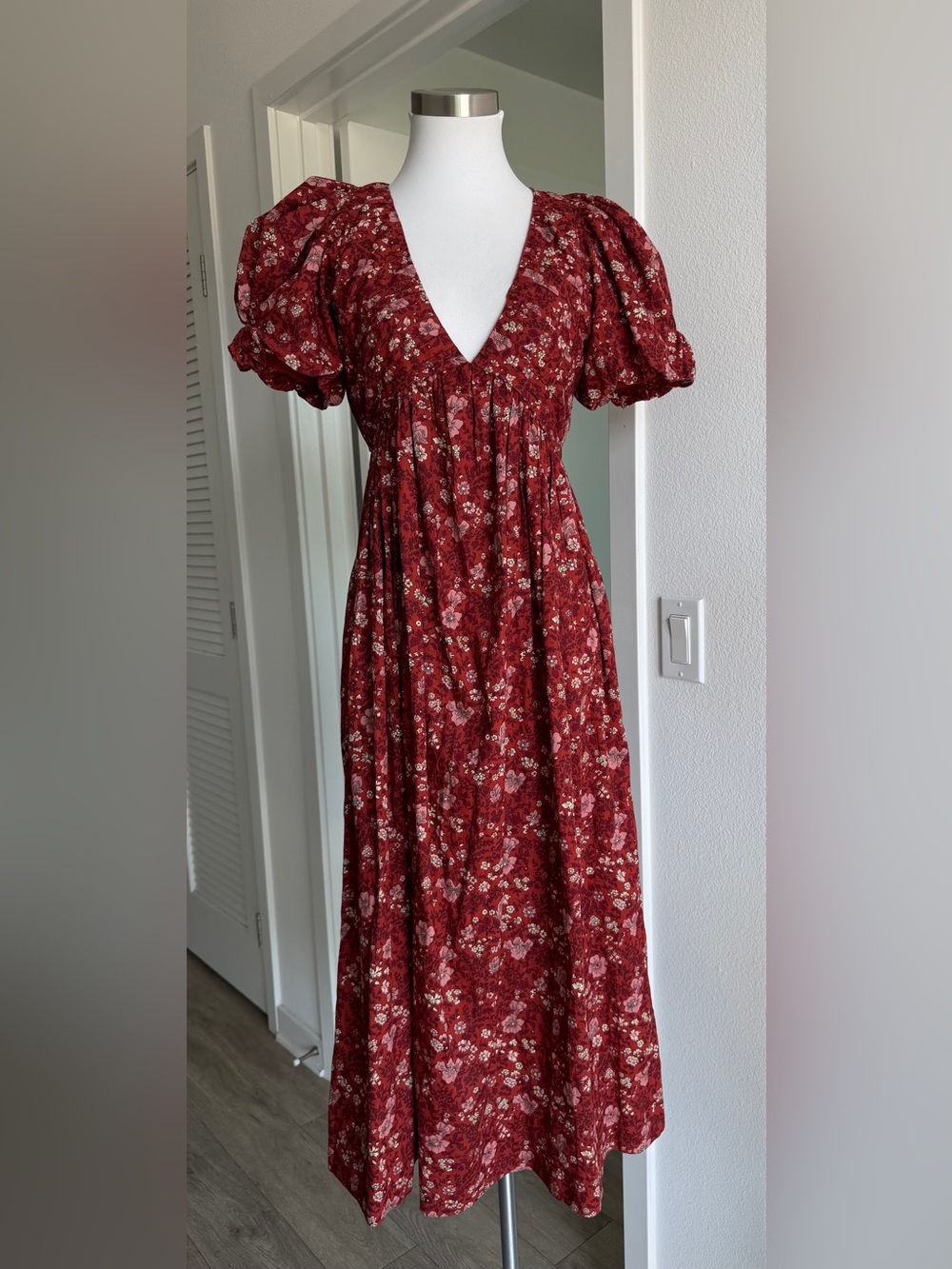 ·THE GREAT The Gallery Dress in Spice Mesa Floral size 0 - Picture 3 of 12